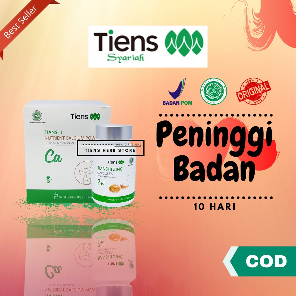 

Peninggi Badan Tiens Original susu NHCP dan Zinc Capsules | NHCP + ZINC | Paket 10 Hari