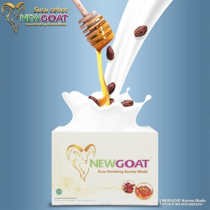 

PROMO TERMURAH Susu Kambing Bubuk Premium Kurma Madu NEWGOAT Sehat Aman Diet Puasa LOWBUDGET