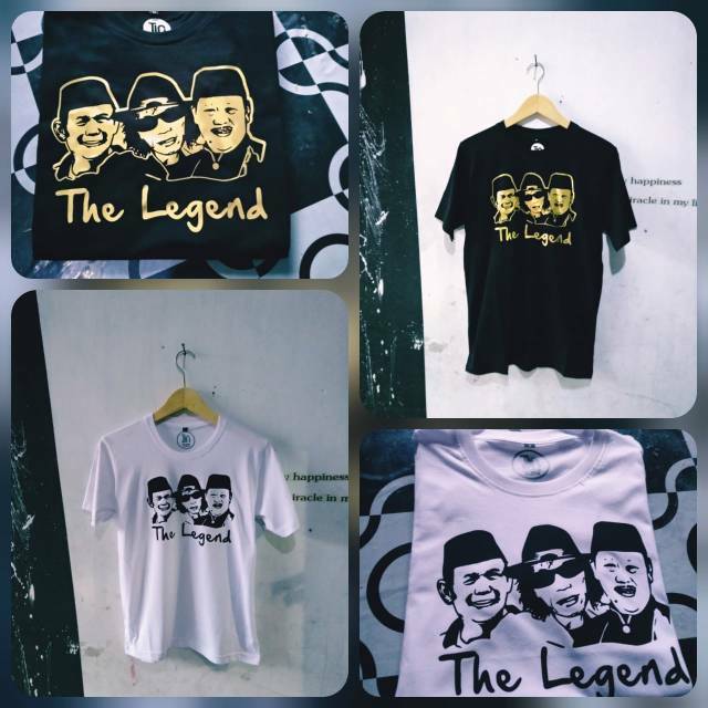 Kaos Sunda legend(kang ibing,darso,asep sunandar) combed 30s