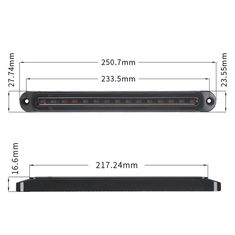 TK 30LED Rear Light Trailer Stop Signal Trailer LED Lights Truck Lights LED Tail Light 10-30V Tail Brake Light