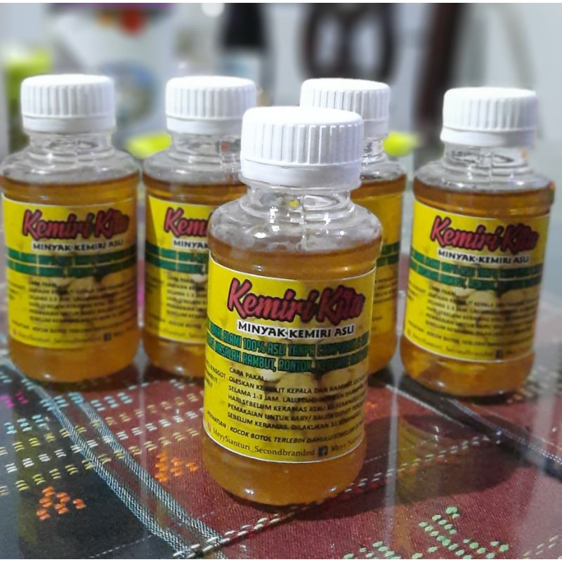 Paket 2botol Minyak *Kemiri Kita* bening