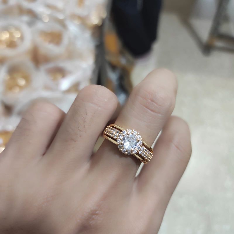 cincin dewasa perhiasan fashion mewah