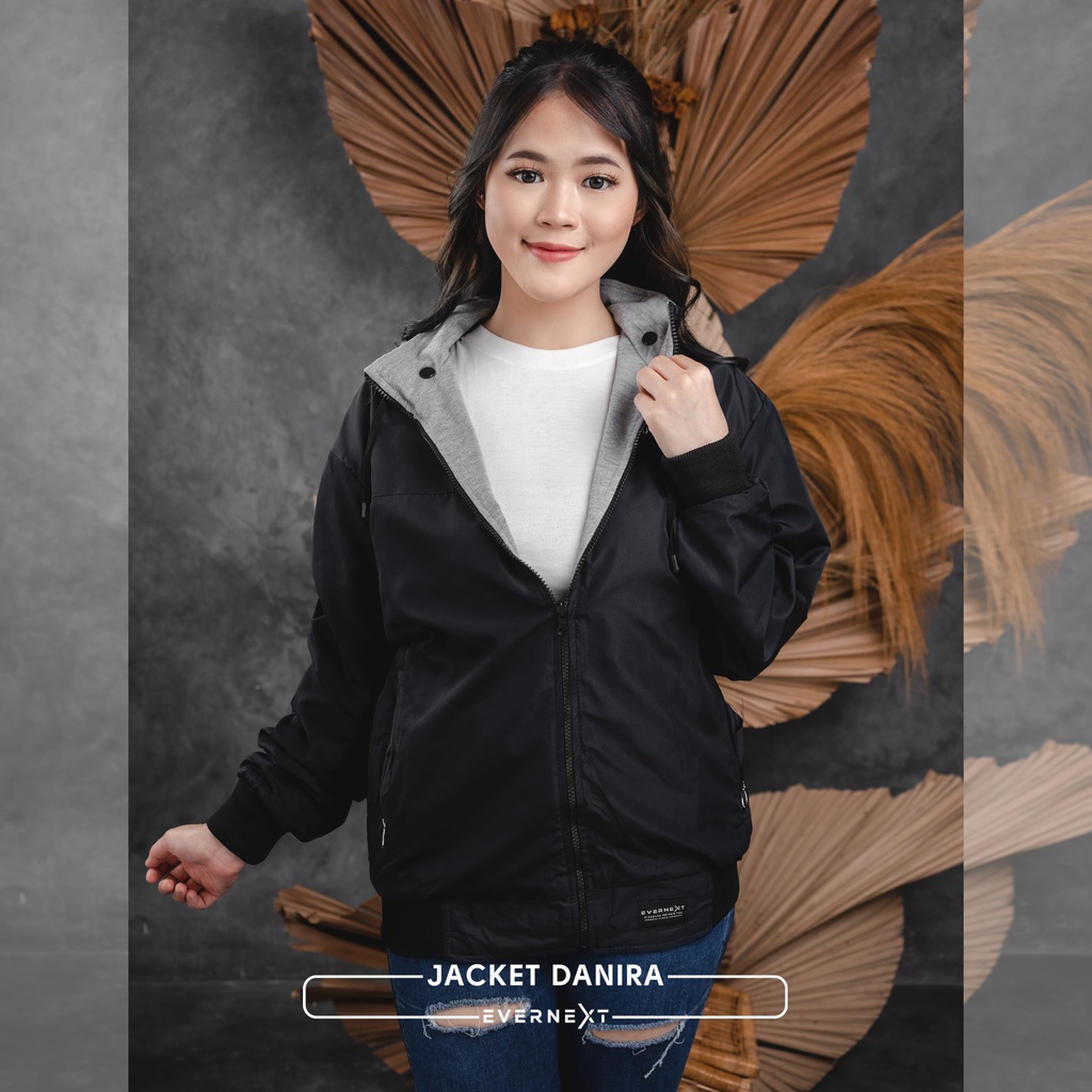 Jaket Outdoor wanita Bolak Balik DANIRA Reversible Jacket Cewek Motor