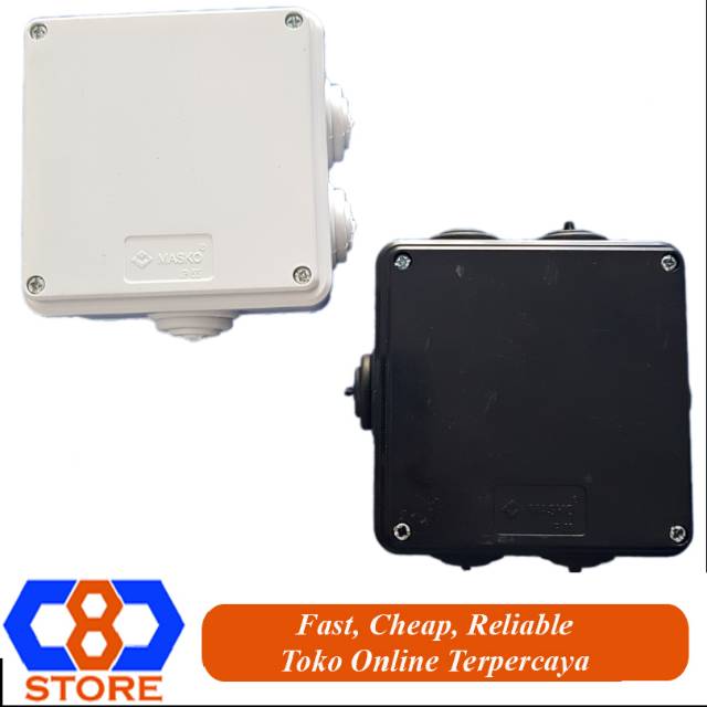 DURADUS JUNCTION BOX OUTDOOR UNTUK CCTV LISTRIK 10X10X57 MM TEBAL