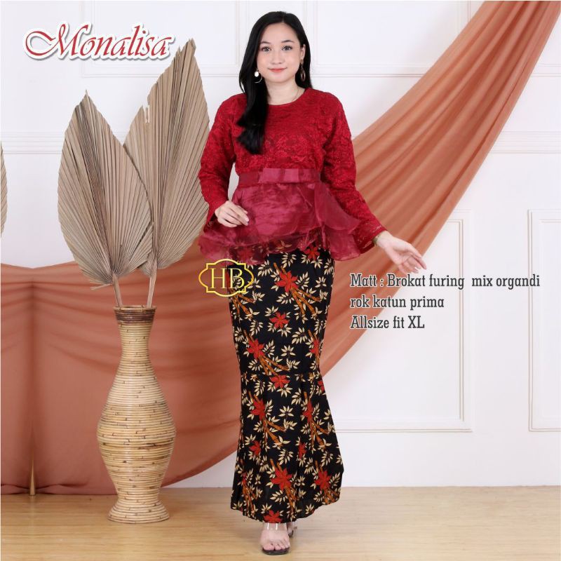 baju brokat wanita baju kondangan baju formal brokat furing organdi