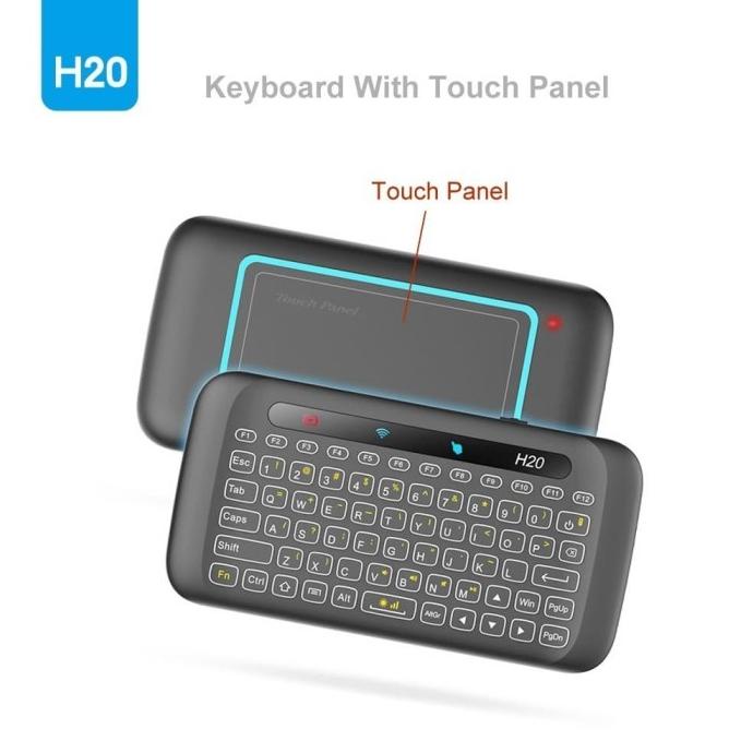 Keywi | H20 - Mini 2.4Ghz Wireless Air Mouse Keyboard With Touch Panel