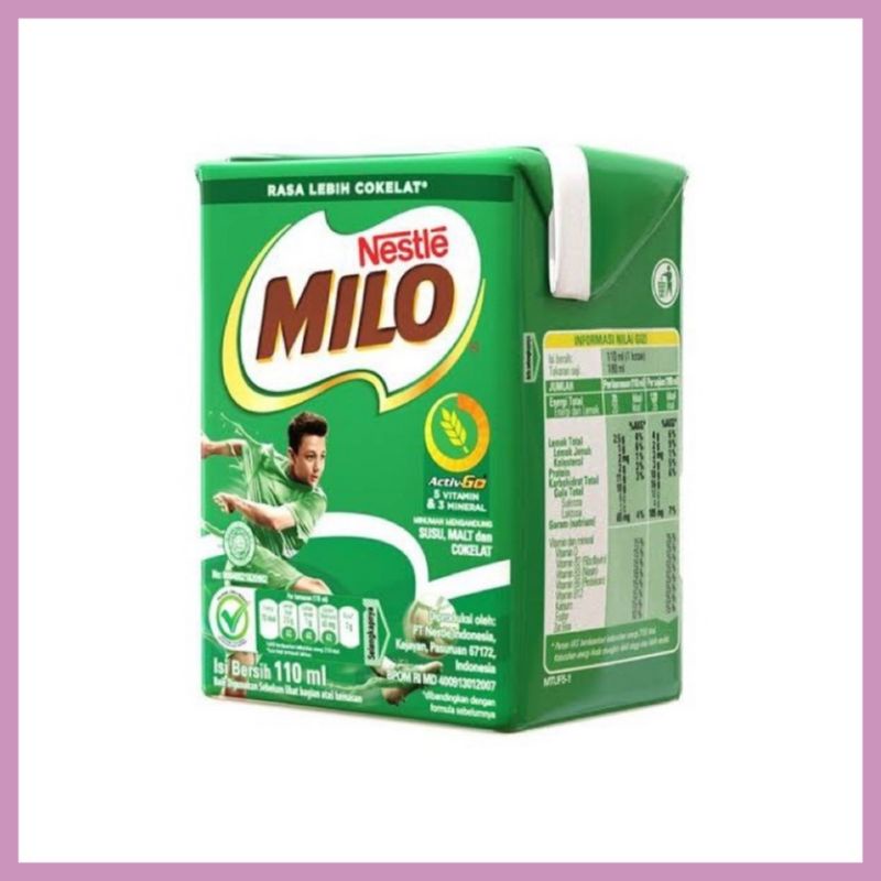 

Milo Activ-Go Minuman Mengandung Susu dan Cokelat UHT 110ml