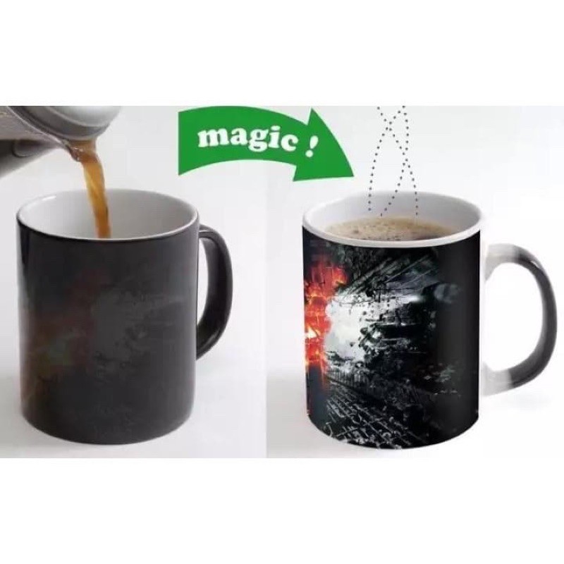 custom magic mug / mug bunglon / mug unik