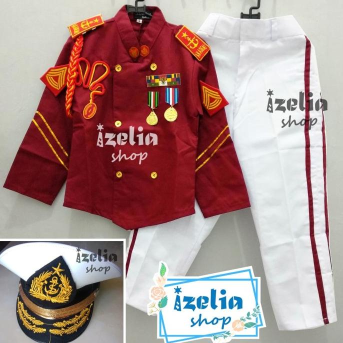 Baju Taruna Akpol Kostum Karnaval Anak Laki-laki