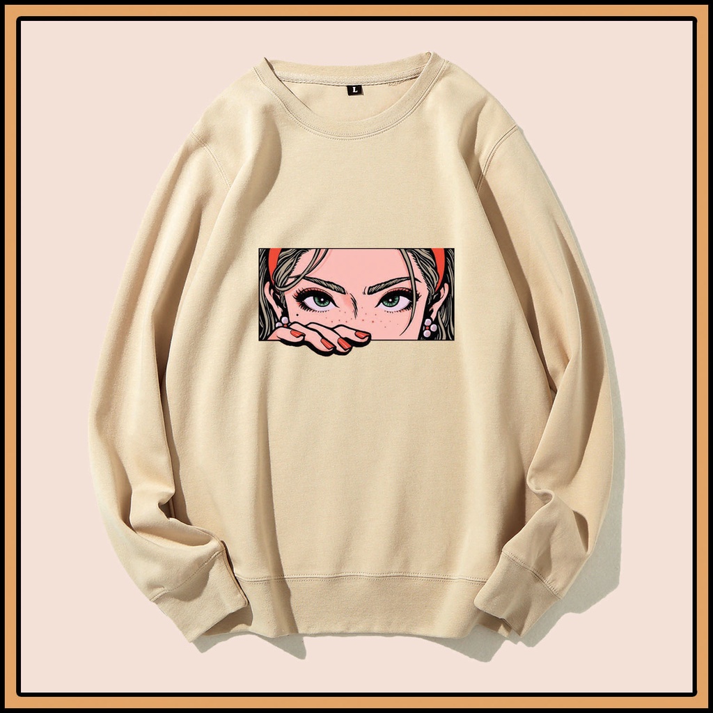 CALVIERO SHOP - BAJU SWEATER WANITA ATASAN MAD EYE  SWEATER DEWASA BRAND ANIME SWEATER HODDIE FASHION CITAYEM SCBD FASHION WEEK FASHION VIRAL TIKTOK