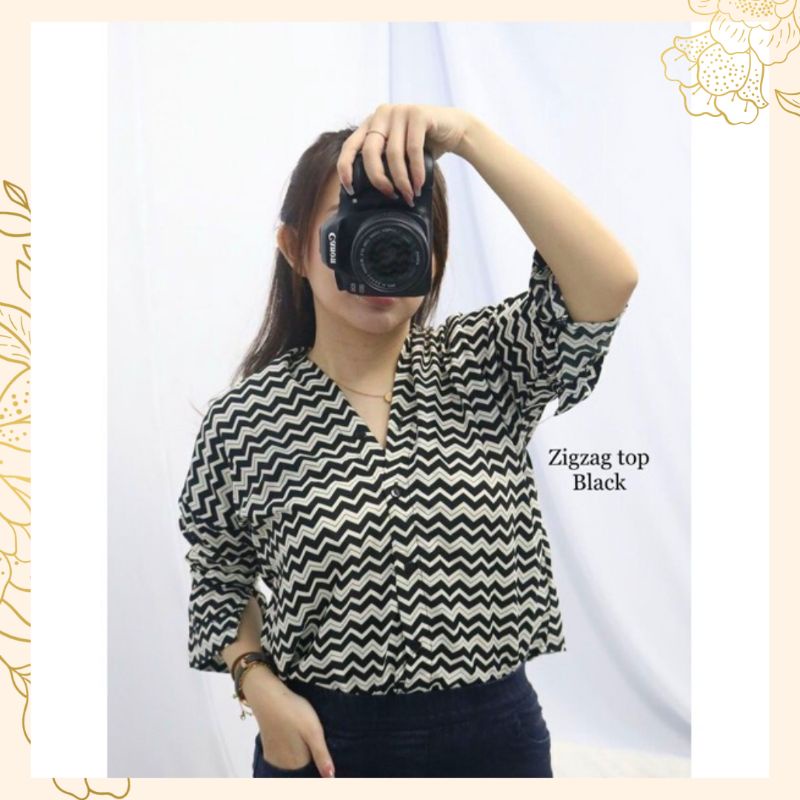 Kemeja Wanita Korean Style - Baju Wanita Keren Bahan Twiscone