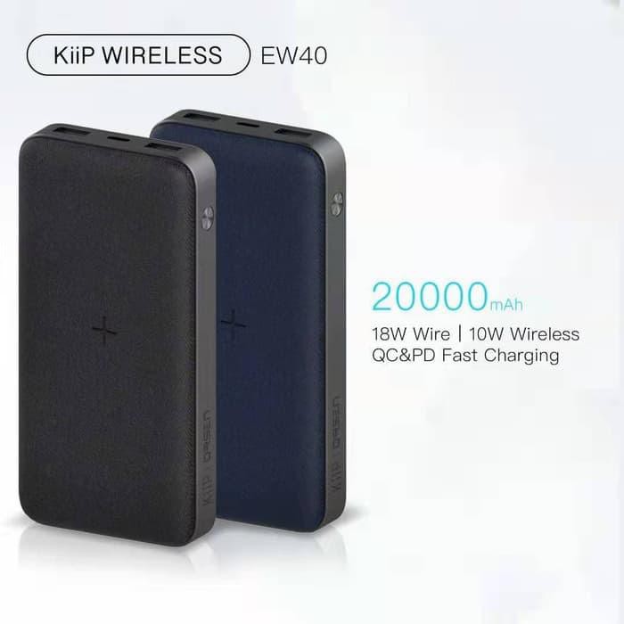 Kiip Wireless Powerbank 20.000 mAh - Fast Charging PD &amp; QC 3.0 18W