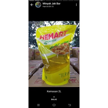 

Minyak Goreng Hemart 2 Liter