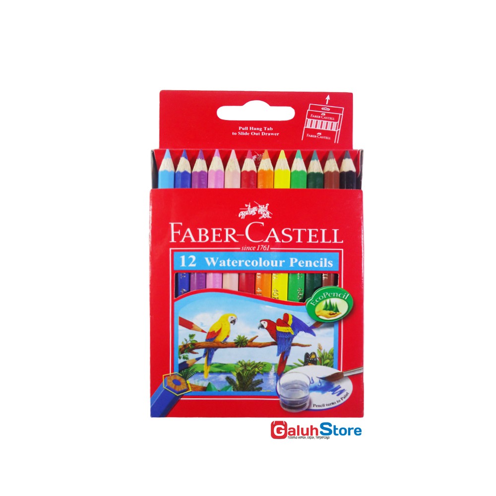 

Faber Castell Pensil Warna Watercolour Mini 12 Warna