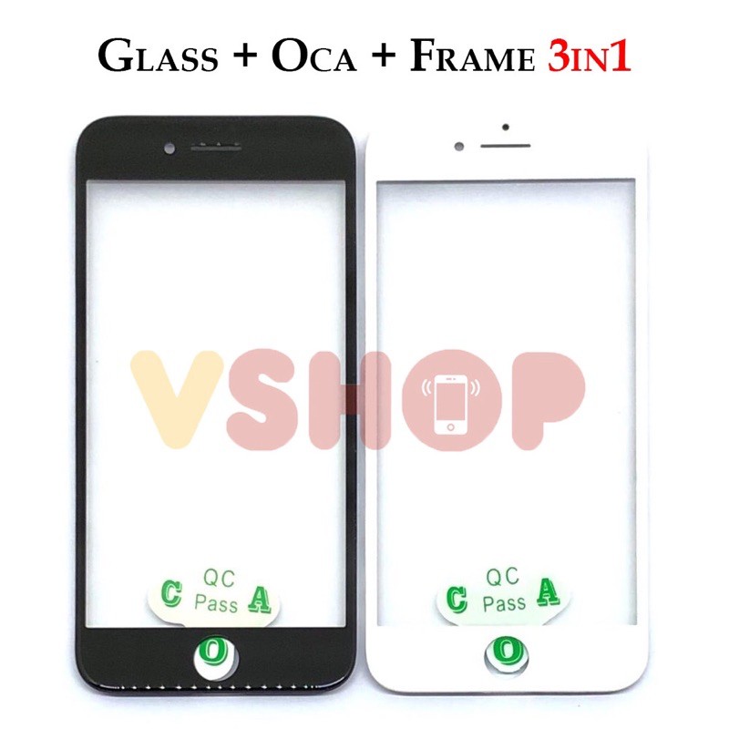 GLASS LCD - KACA TOUCHSCREEN - OCA - FRAME 3IN1 8 8G