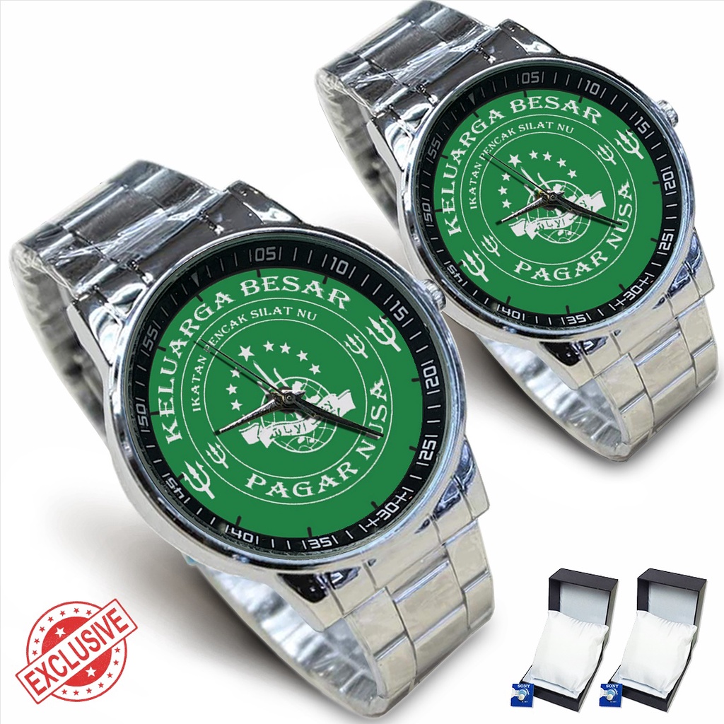 Jam Tangan Rantai Couple KEL.BESAR PAGAR NUSA NU (Limited Edition)