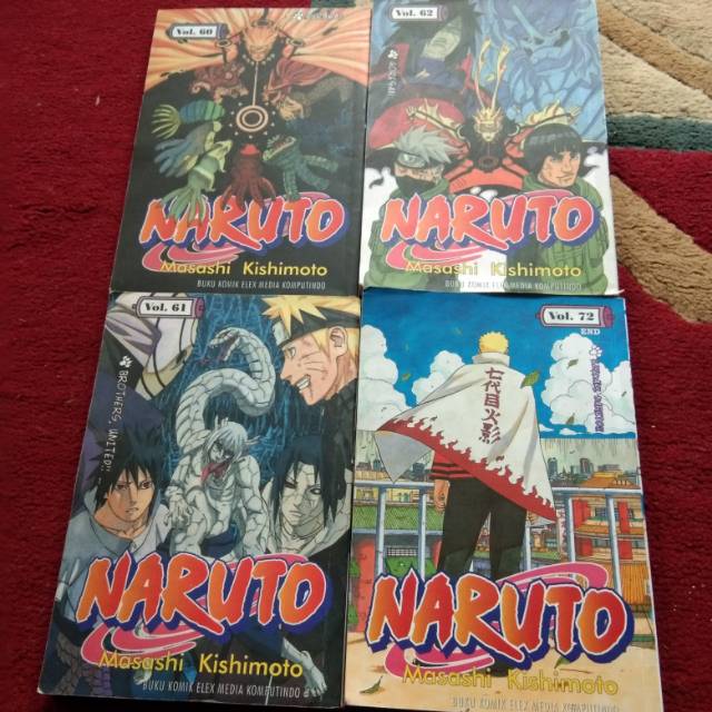 Komik naruto bekas