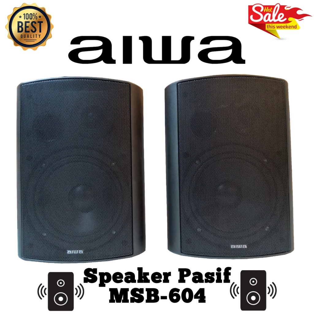 Speaker Pasif AIWA MSB-604 (6 Inch)