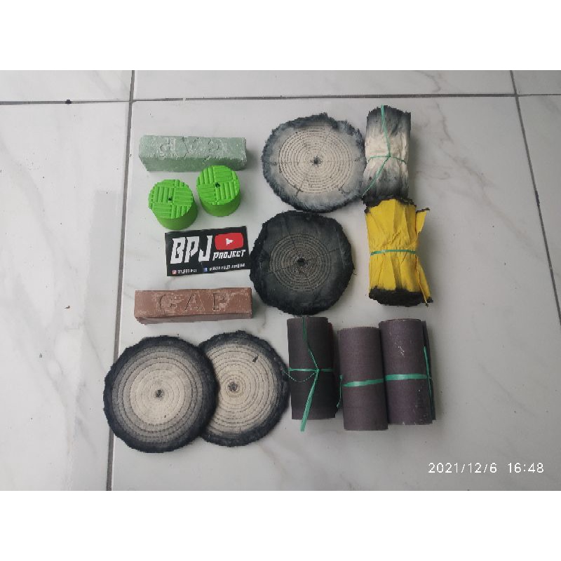 paket lengkap poles set dasar sampai finising