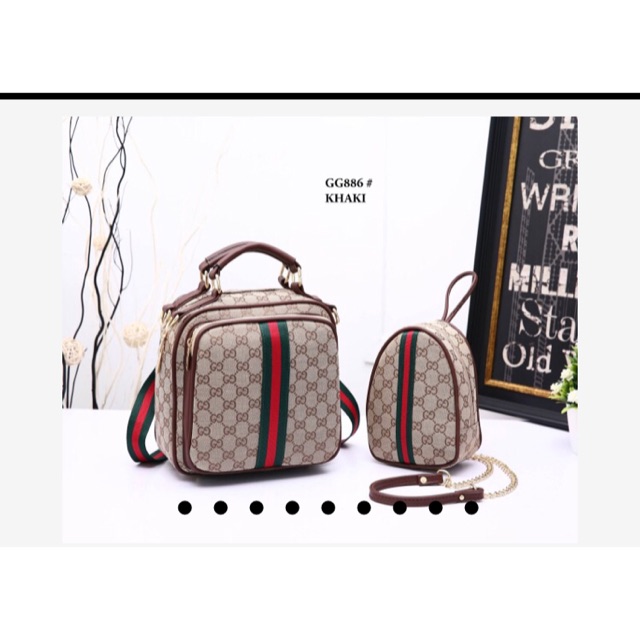 TAS GUCCI 886 Kanvas