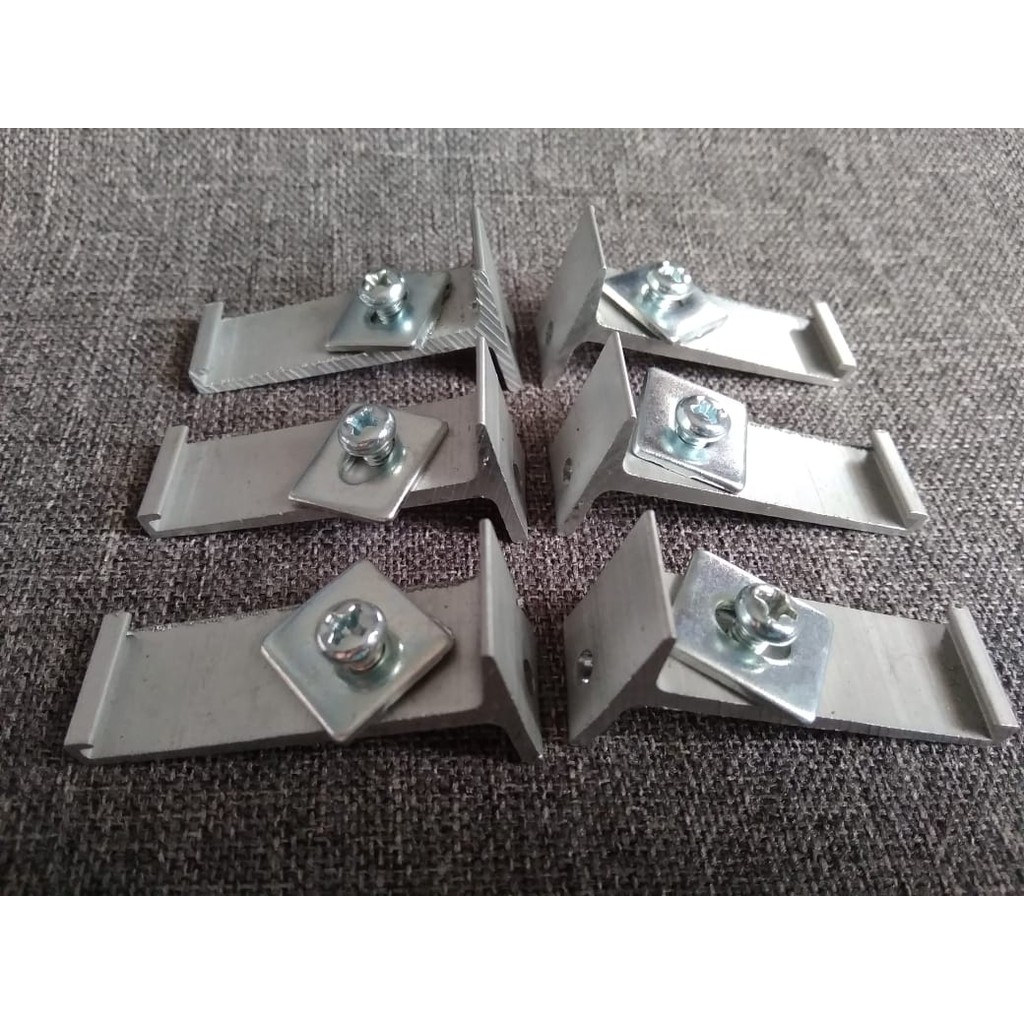 BRACKET / BREKET GORDEN / SINGLE ALUMINIUM / KAKI PIPA OVAL GORDEN MURAH