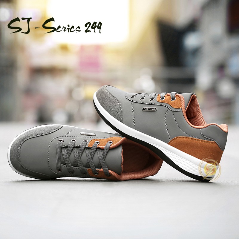 [OOS] (FREE BOX)  Sepatu Sneakers Pria Casual Fashion Santai/Hangout Kualitas Import Premium - 249