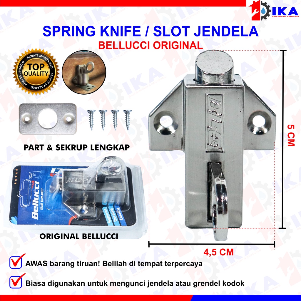 Spring Knip Knife Bellucci V50 | Grendel Bellucci | Grendel kodok | SPK BLC V50 Spring knip / Grendel kodok bellucci / Spring knife bellucci