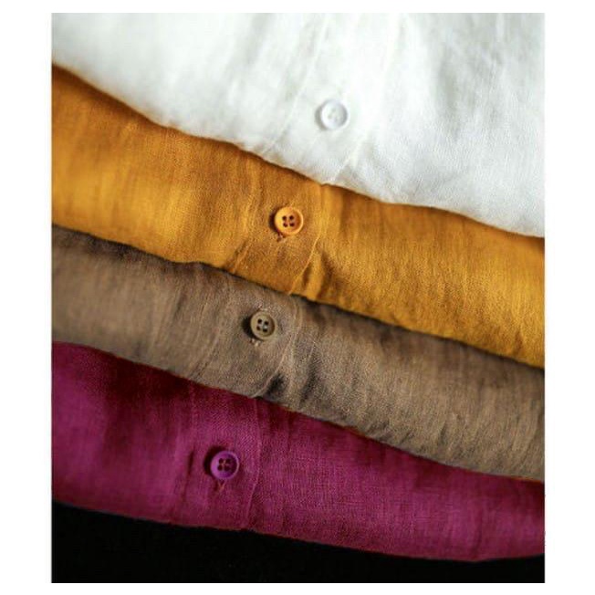 LIA LINEN OUTER - outer polos / outer wanita / outer murah / outer fuschia