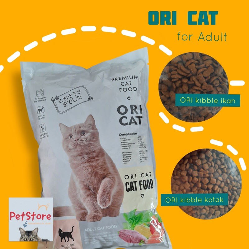 BEST SELLER: ORI CAT ADULT FRESHPACK makanan kucing ORICAT setara BOLT
