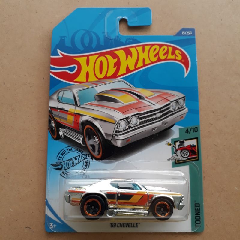 HOT WHEELS '69 CHEVELLE / TOONED [ SILVER ]