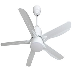 MT.Edma 56in STUDIO Ceiling Fan Dekoratif (White) + Lampu Hias &amp; Remote Control