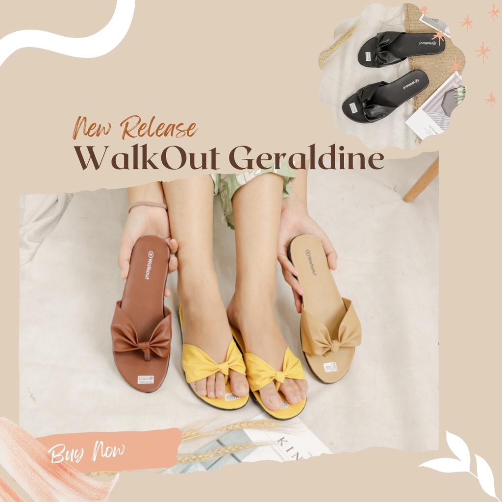 Flip Flop Sandal Selop Geraldine Sintetis by Walkout