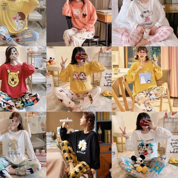 ☻ CO- Piyama PP jogger oversize import murah / piyama import oversize ❁