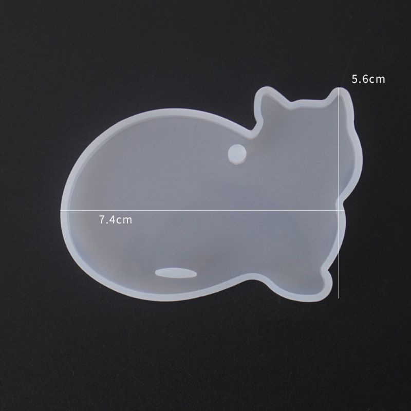 SIY  5Pcs Handmade T-shirts Elk Deer Cat Babysuit Pendant Molds Keychain Resin Mold Kit Epoxy Resin Jewelry Making Tools