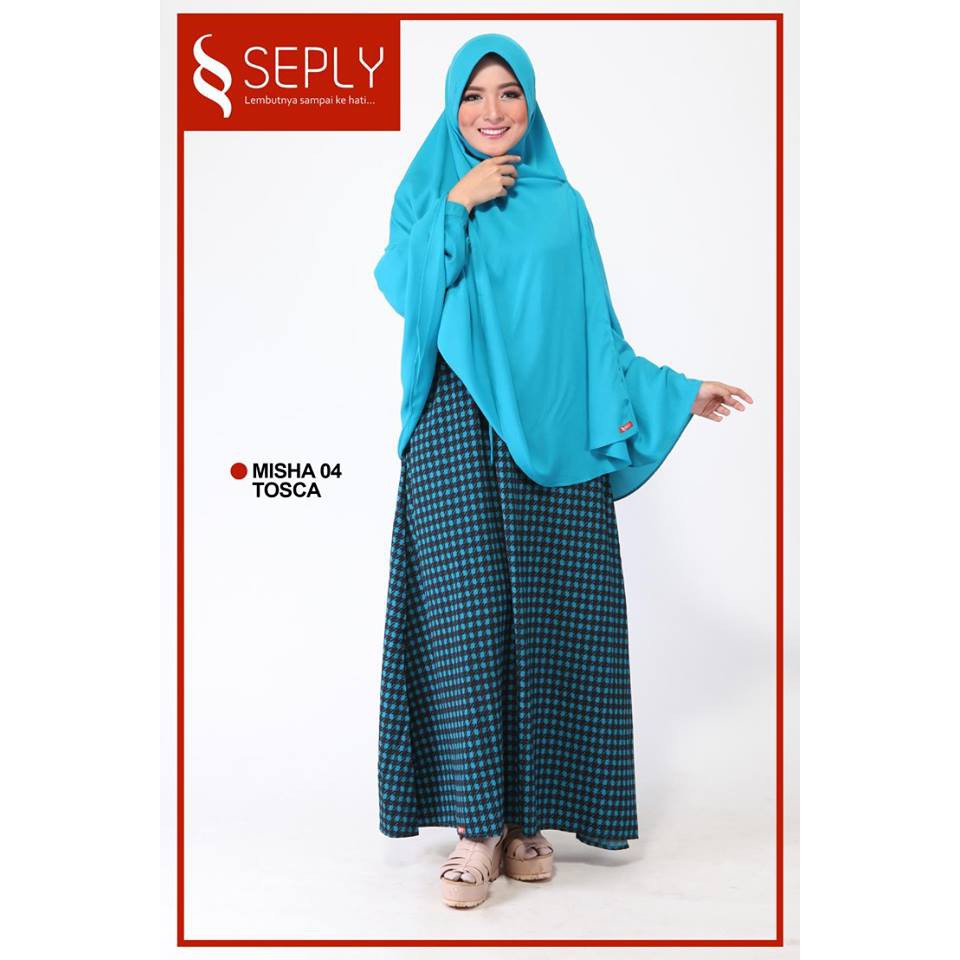 SEPLY MISHA 04 TOSKA | BAJU DRESS GAMIS SYAR'I WANITA | SUPER SALE