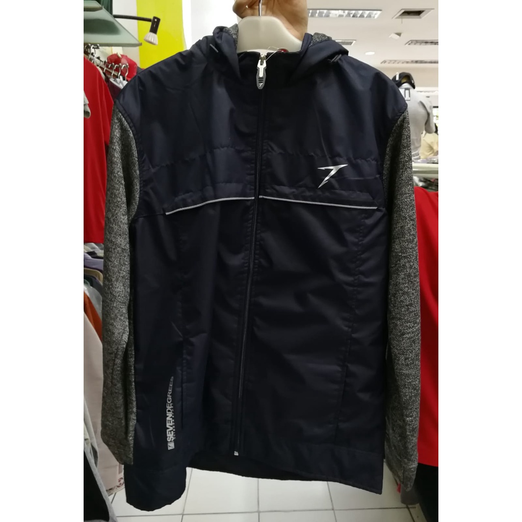 Jaket Cowok Katun Kombinasi Parasit Seven Degrees L-XL [AA5120]