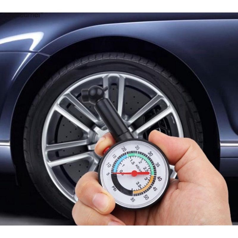 Alat Pengukur Tekanan Angin Ban Mobil Motor Sepeda Tire Pressure Gauge Profesional High Precision