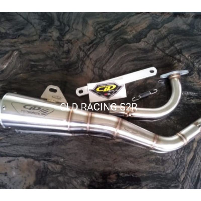 KNALPOT CLD RACING MIO J, MIO 125, SOUL GT TYOE MONSTER PRO