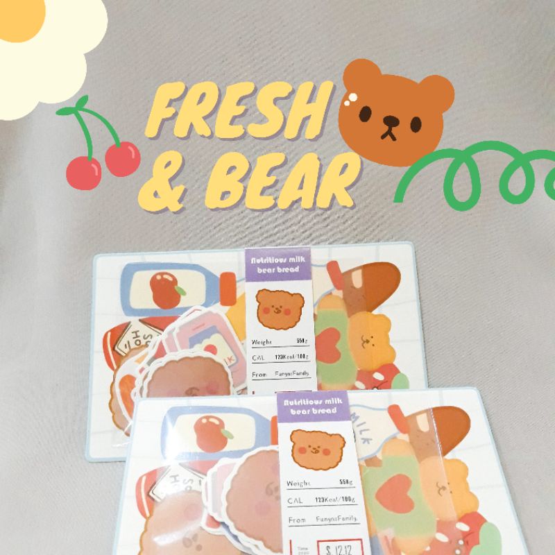 

fresh & bear sticker
