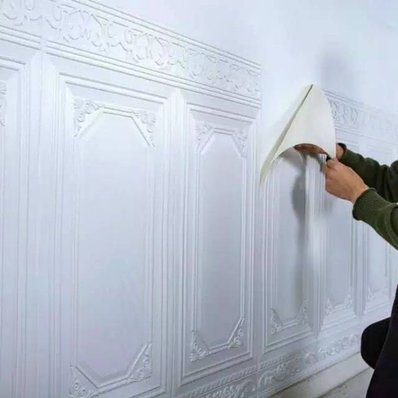 Wallpaper moulding foam | moulding sticker (Max 10 lembar persekali chekout) pekanbaru