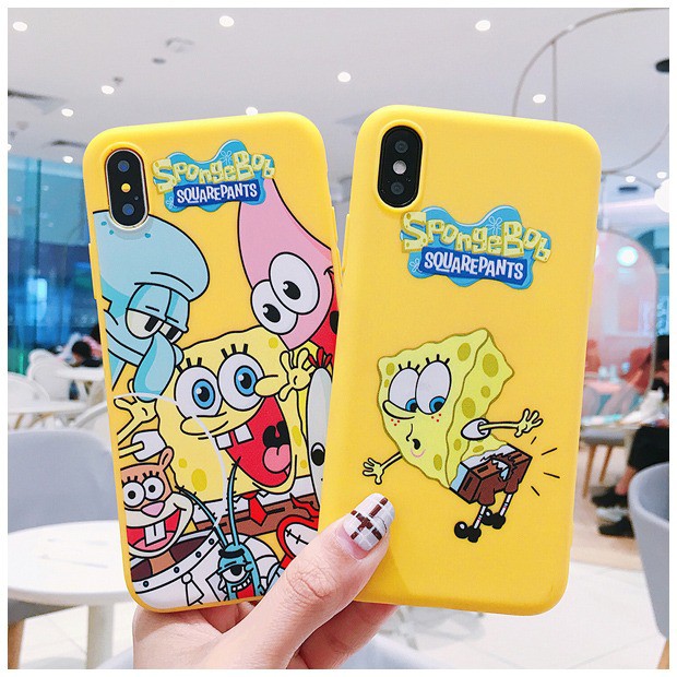 SPONGEBOB 3 Softcase Printing Oppo neo7 f1s a1k a7 a5s f9 vivo v9 y83 y71 y53 y91 y93 redmi 4a 7a 6a