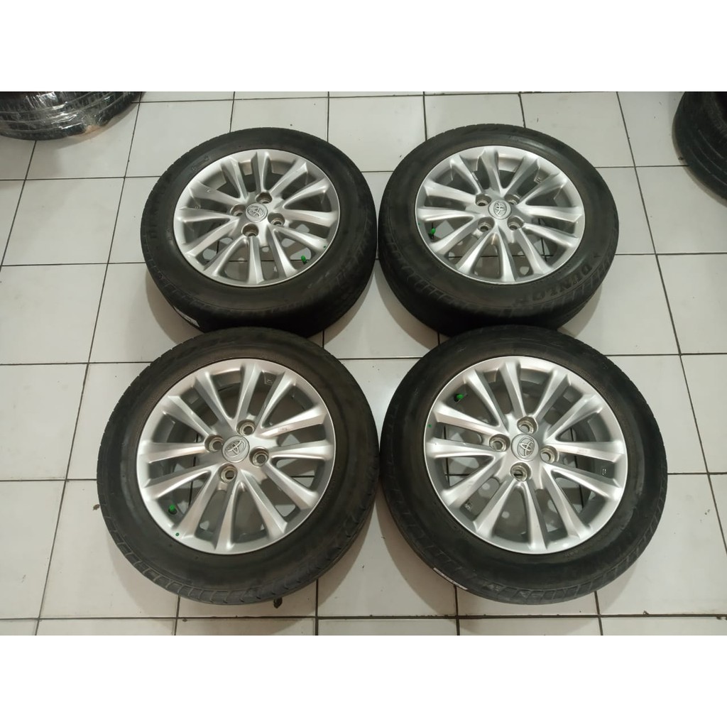 velg mobil bekas copotan mobil etios warna silver plus ban ring 15