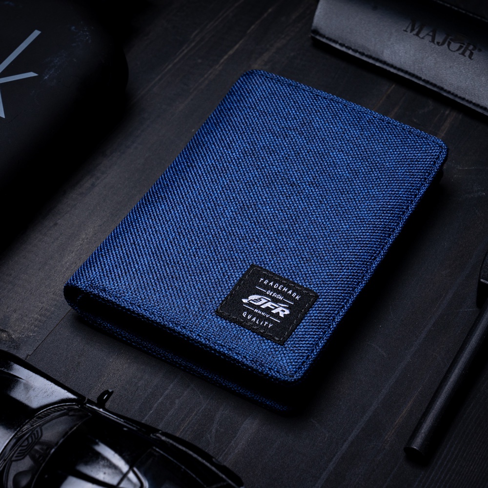 JFR Fashion Dompet Pria 3/4 Bahan Kulit Canvas JP11-6