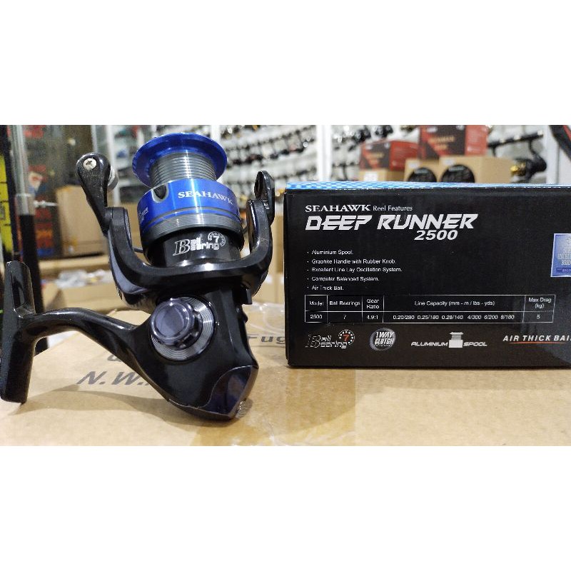 reel seahawk deep Runner 2500 3000 6000