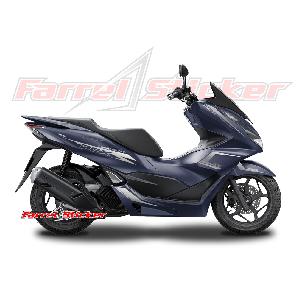 stiker pcx sticker stripping PCX 160 BIRU ct 02