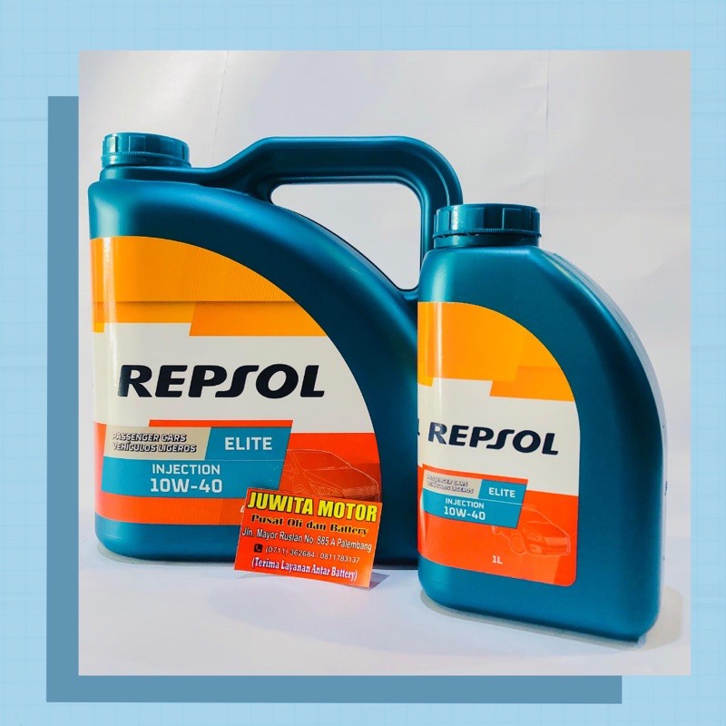 Oli Repsol Elite Injection 10W40 OLI MOBIL BENSIN