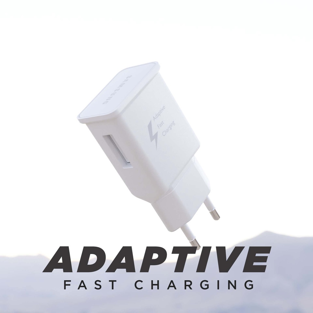 Grosir Charger Super Fast Charging SAMSUNG 100%  Original untuk Samsung AndrOI TIPE Micro  - Adaptor dengan 1 Kabel USB Micro