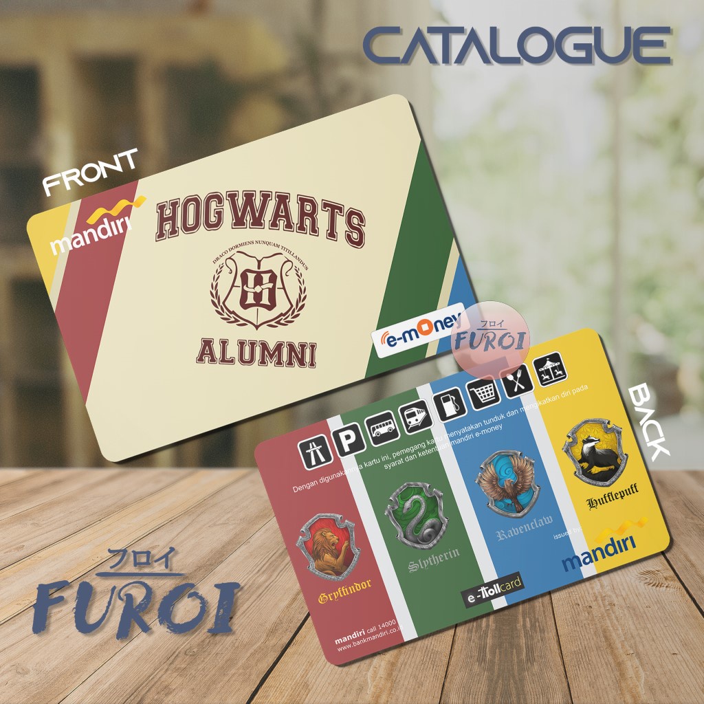 Custom Flazz BCA | Custom Emoney Mandiri | Hogwarts Alumni