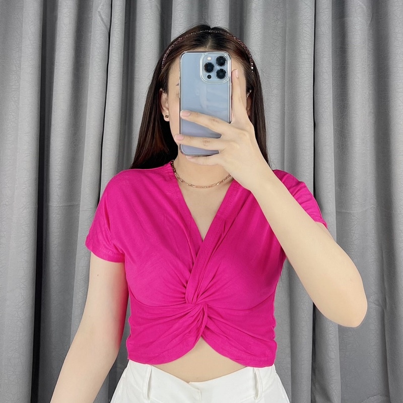 Crop top Cross / Crop top silang / Crop top pita 1659