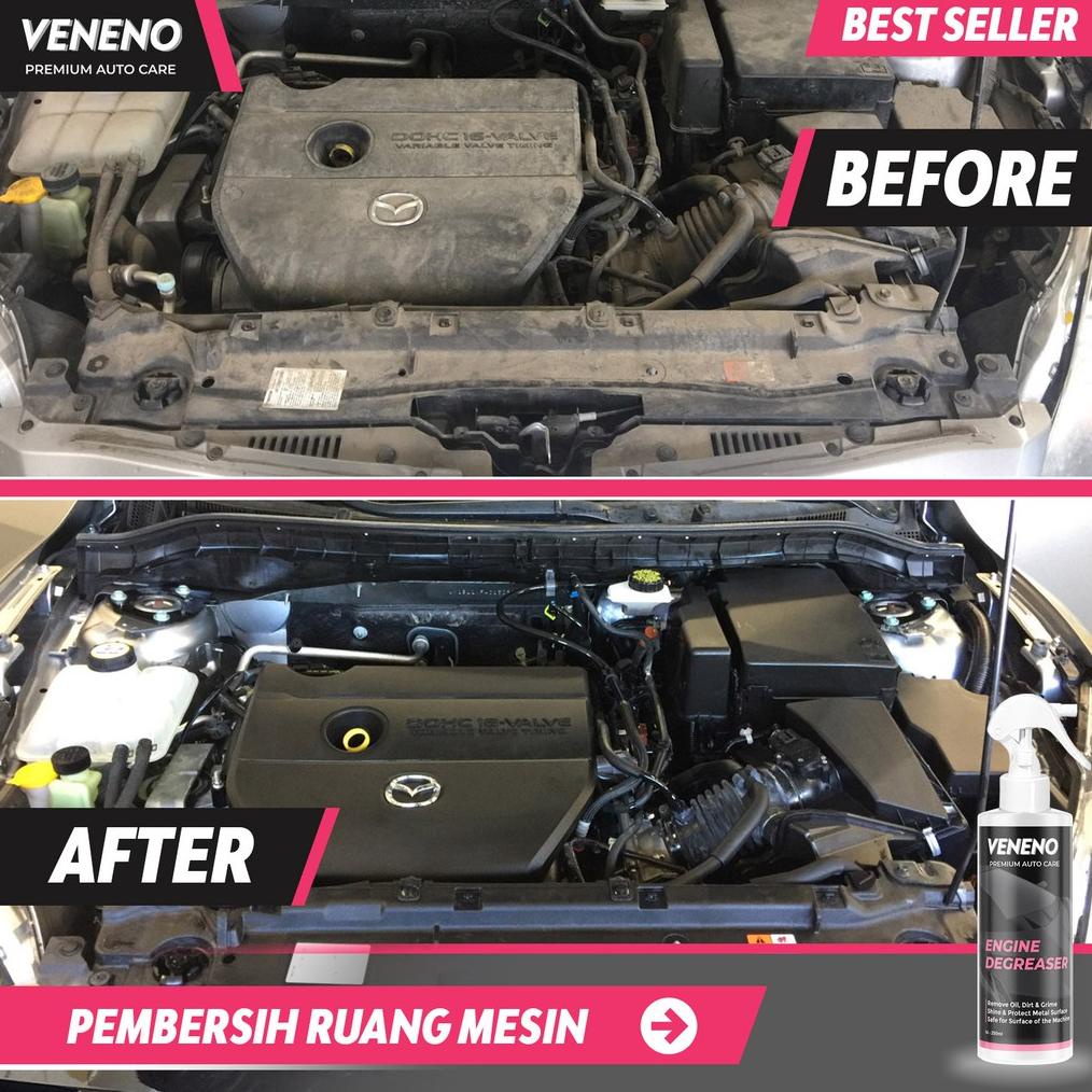 [[BISA COD]] Veneno Engine Degreaser - Pembersih Ruang Mesin, Pembersih Sisa Oli dan Kerak Mobil & M
